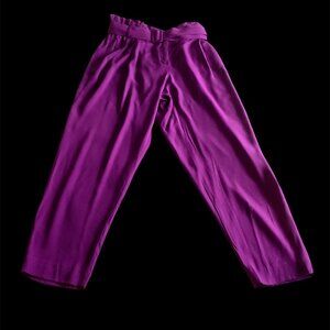 Massimo Dutti High Waisted Purple Pant - Size US 10
